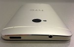 Rear view of HTC One