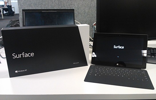 Microsoft Surface Tablet and Box