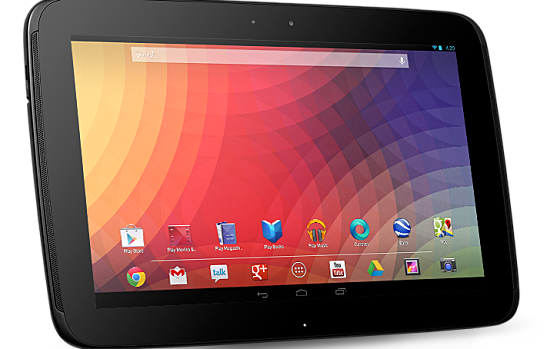 Google's popular Nexus 10 tablet.