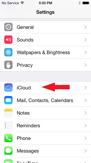 icloud ios7