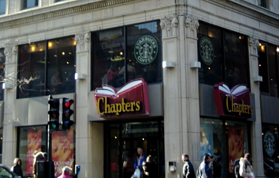 Starbucks in Chapters Bookstore