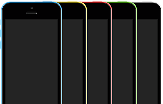 iPhone 5c Colors