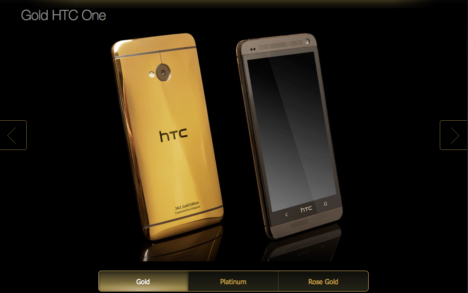 gold htc one