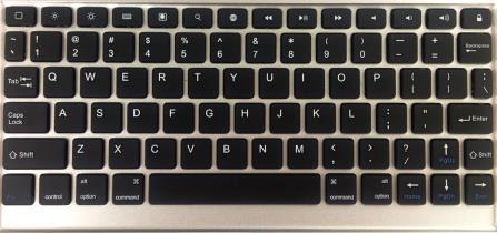 The left side of this keyboard is not well suited to claustrophobic fingers.