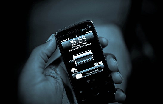 Low battery phone