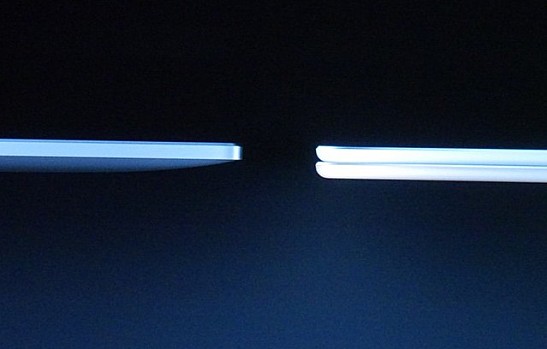 The iPad Air 2 is 6.1 mm thick--that's thin.