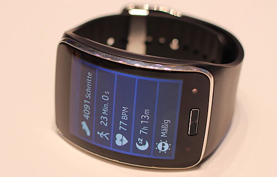 Look for the Samsung Gear S smartwatch to be released later this fall.