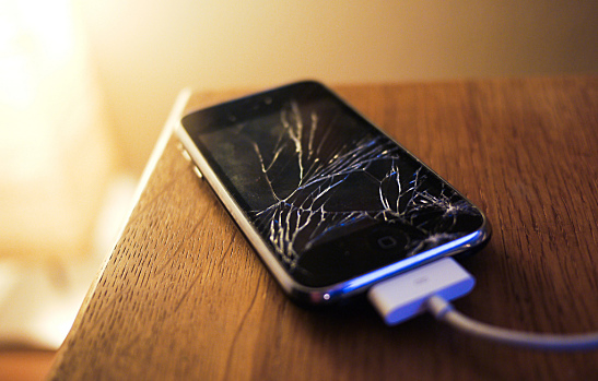 broken iPhone