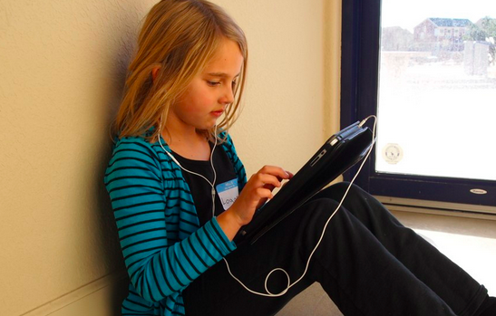 Girl With iPad