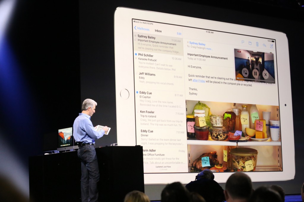 Apple iOS 9 Multitasking