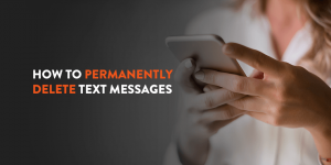 how do i delete a text message i received
